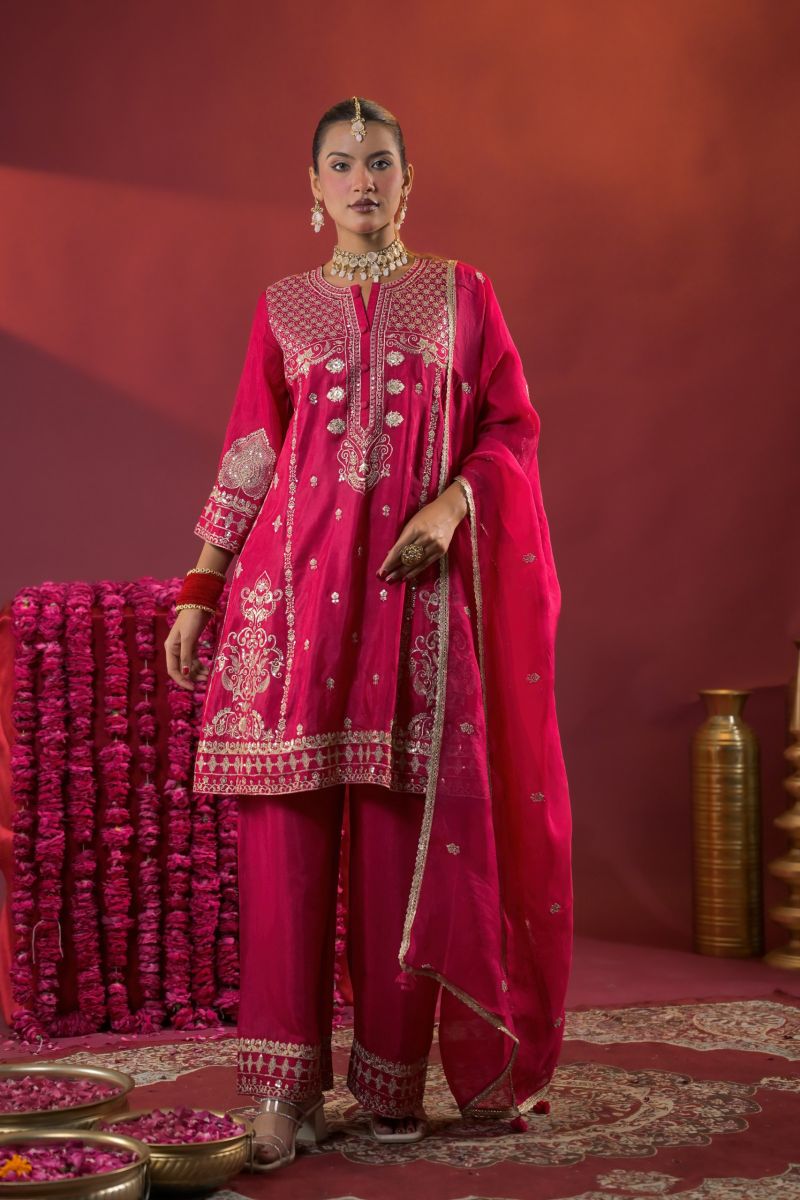 Afsana Tajposh Russian Fabric Zardoshi Work Salwar Suit Set