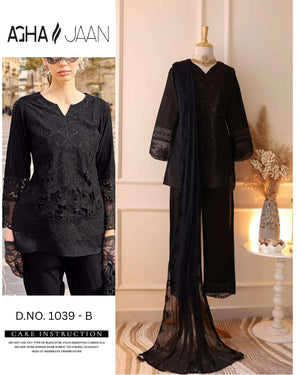 AGHAJAAN 1039 Cotton Embroidered Full Stitched Salwar Suit Set - Amrah Wholesale