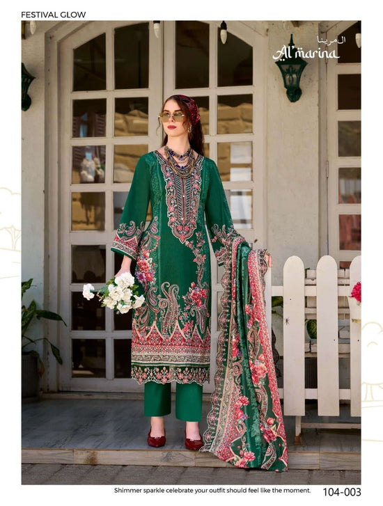 AI Marina Inayat Vol 02 Cotton Pakistani Suit