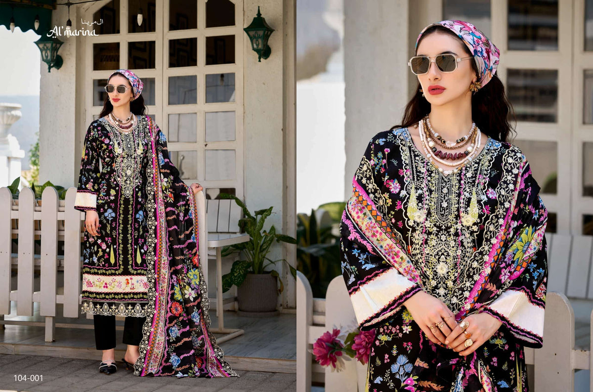 AI Marina Inayat Vol 02 Cotton Pakistani Suit