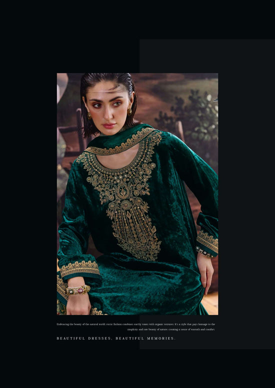 Aiqa Lifestyle House Of Grace Velvet Dress Material