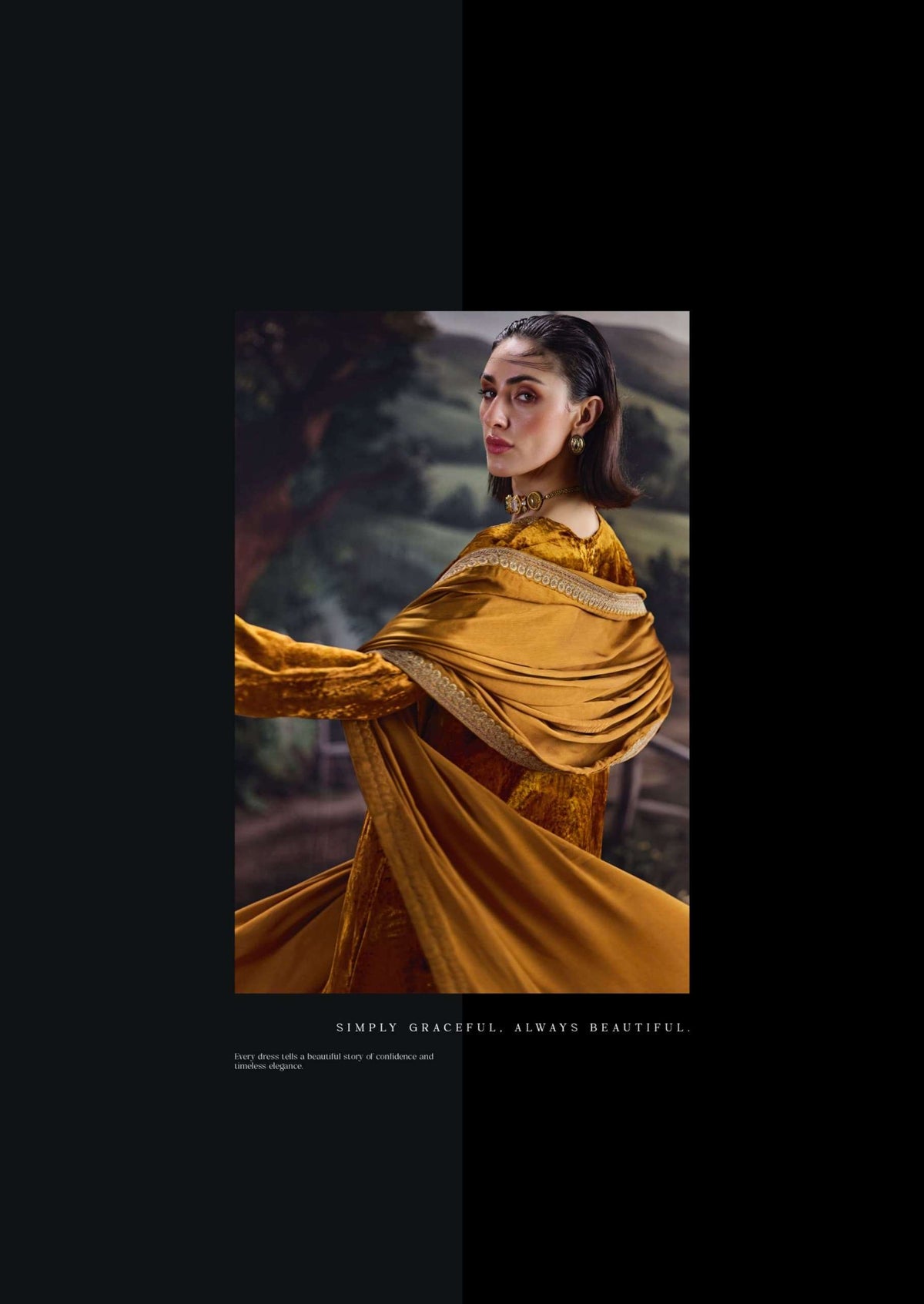 Aiqa Lifestyle House Of Grace Velvet Dress Material