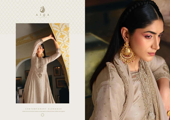 Aiqa Lifestyle Noorvika Russian Silk Dress Material - Amrah Wholesale