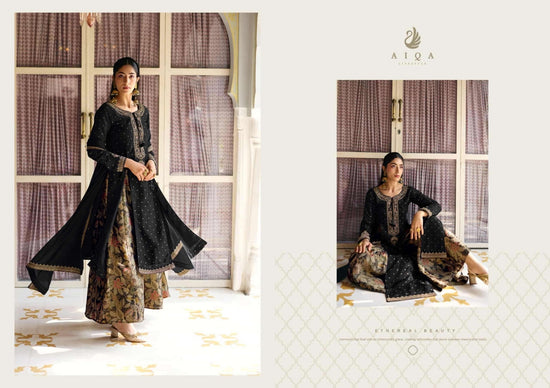 Aiqa Lifestyle Noorvika Russian Silk Dress Material - Amrah Wholesale