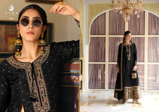 Aiqa Lifestyle Noorvika Russian Silk Dress Material - Amrah Wholesale