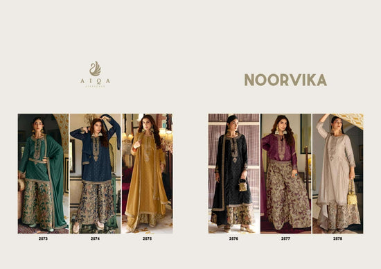 Aiqa Lifestyle Noorvika Russian Silk Dress Material - Amrah Wholesale