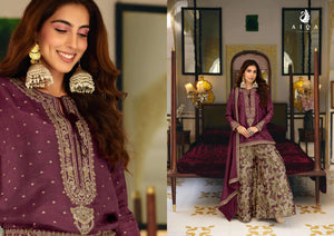 Aiqa Lifestyle Noorvika Russian Silk Dress Material