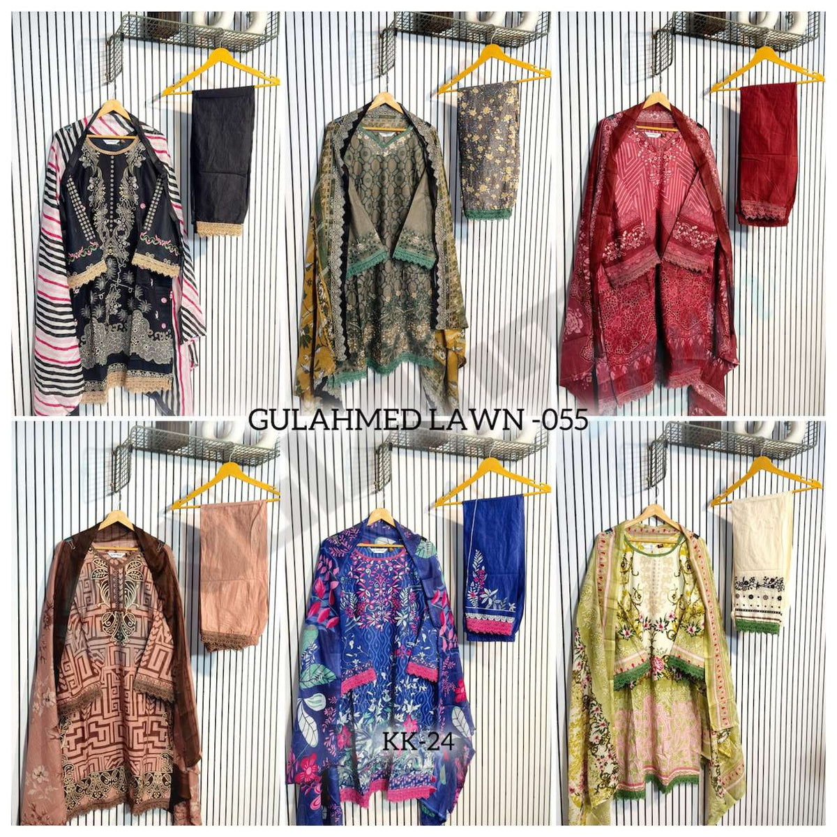 AL-HUDA FASHION GULAHMED LAWN Cotton Printed Stitched Suit Set - Amrah Wholesale