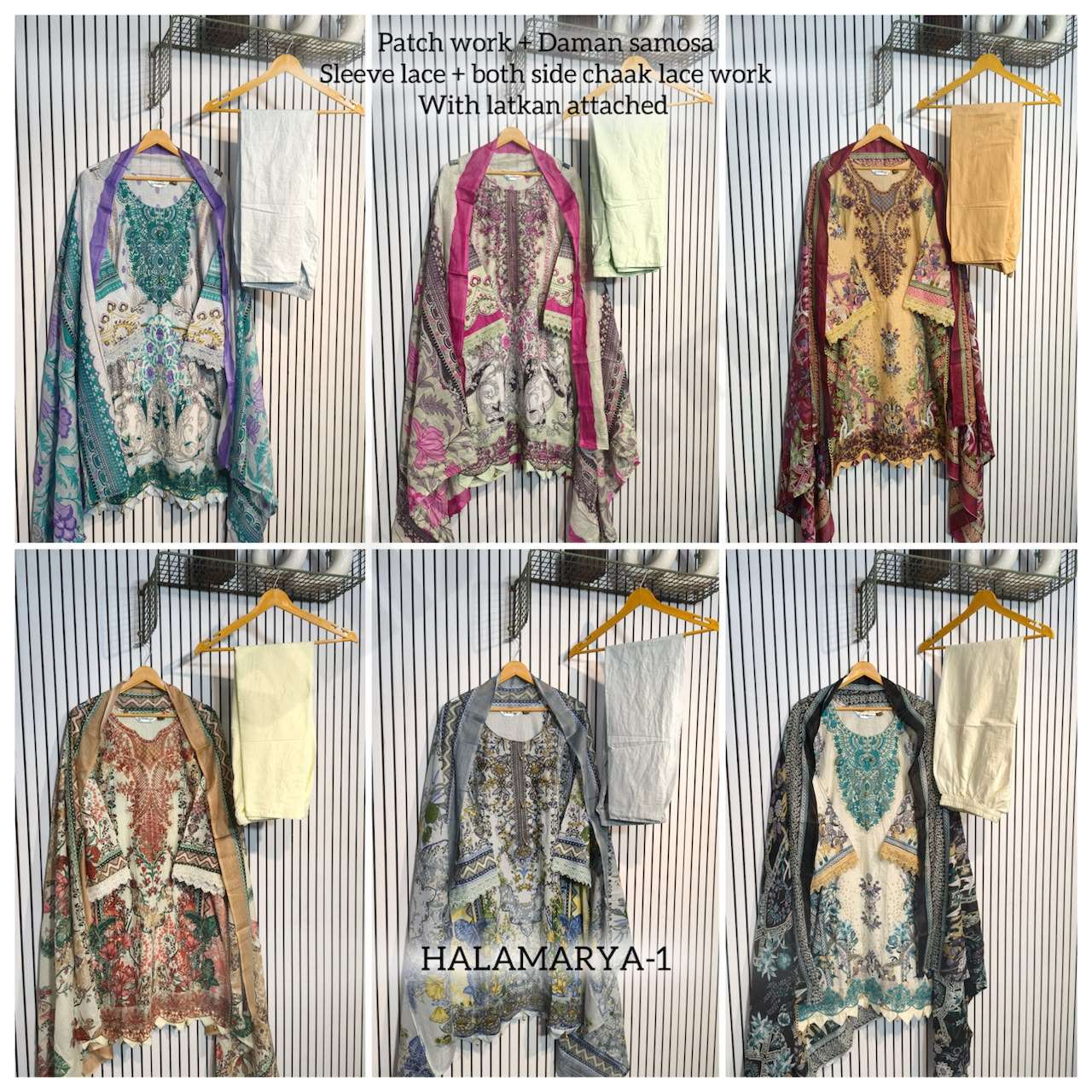 AL-HUDA FASHION GULAHMED LAWN VOL-062 Cotton Printed Lace Work Salwar Suit Set