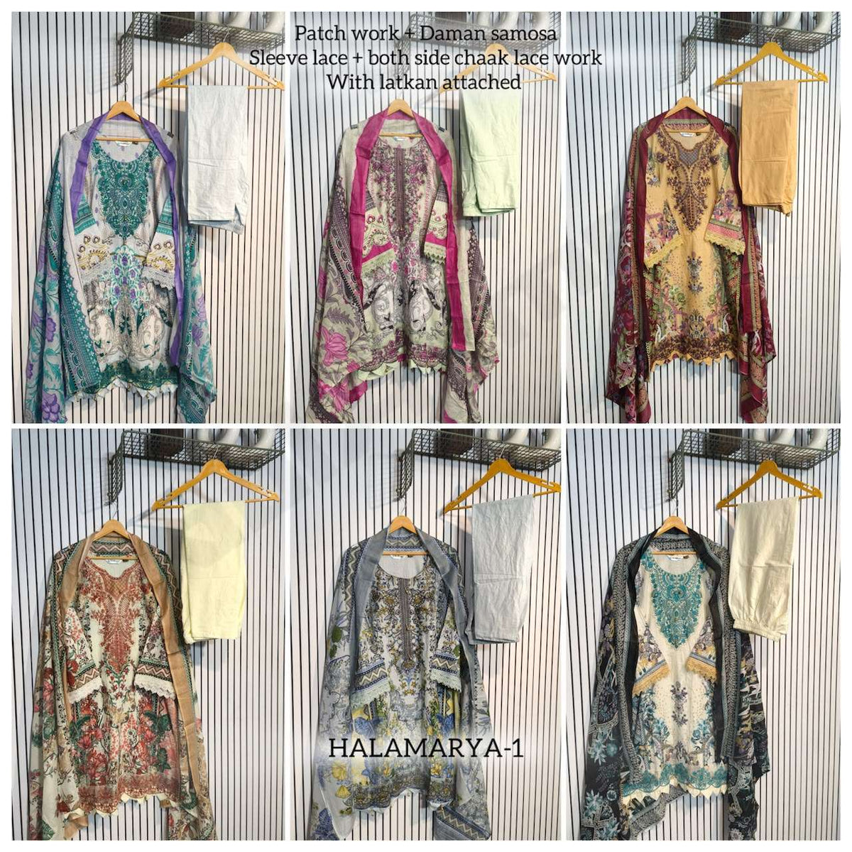 AL-HUDA FASHION GULAHMED LAWN VOL-062 Cotton Printed Lace Work Salwar Suit Set