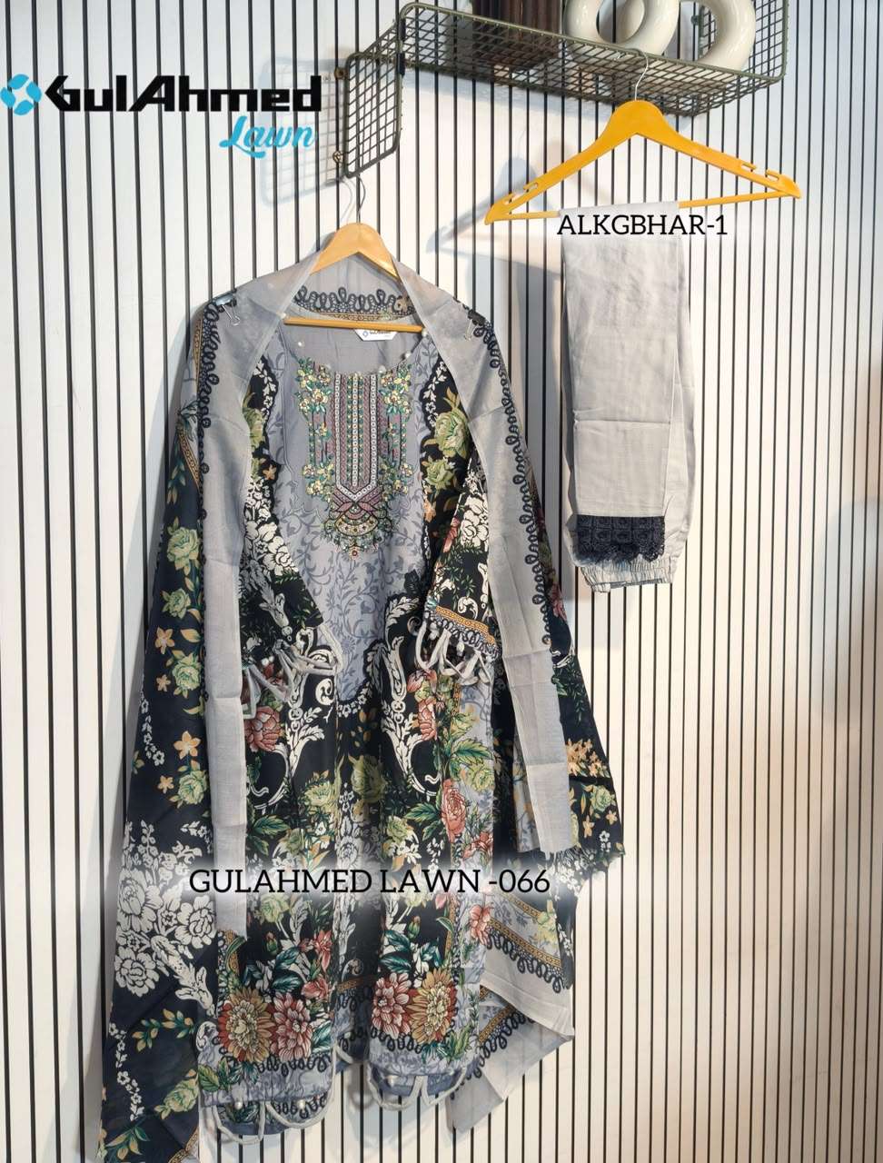 AL-HUDA FASHION GULAHMED LAWN VOL-066 Cotton Printed Pakistani Suit Set