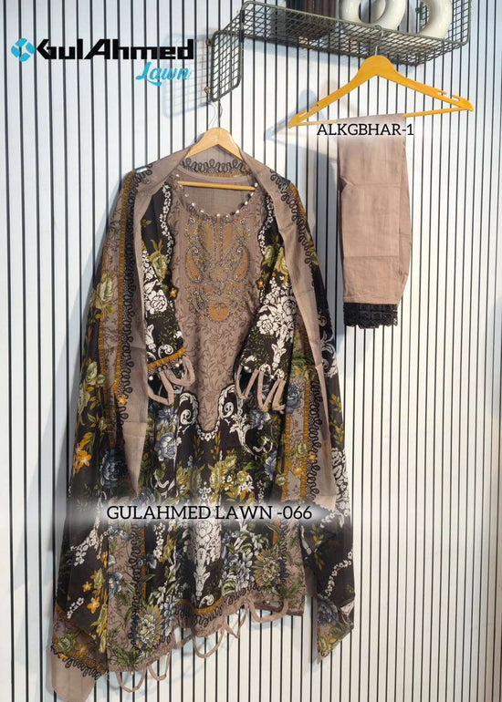 AL-HUDA FASHION GULAHMED LAWN VOL-066 Cotton Printed Pakistani Suit Set
