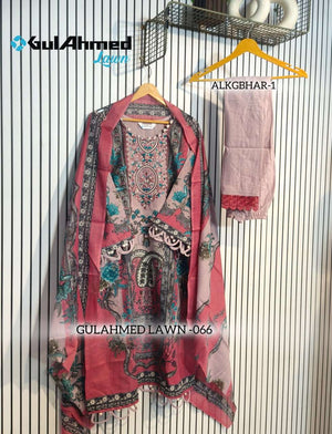 AL-HUDA FASHION GULAHMED LAWN VOL-066 Cotton Printed Pakistani Suit Set - Amrah Wholesale