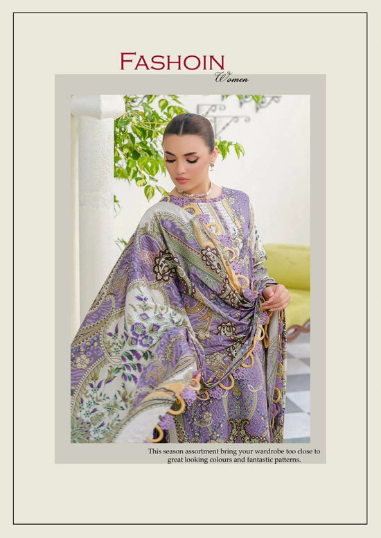 Al Karam Kesariya Vol 19 Pure Cambric Cotton Dress Material - Amrah Wholesale