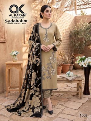 Al Karam Sadabahar Rayon Dress Material