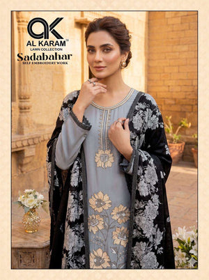 Al Karam Sadabahar Rayon Dress Material