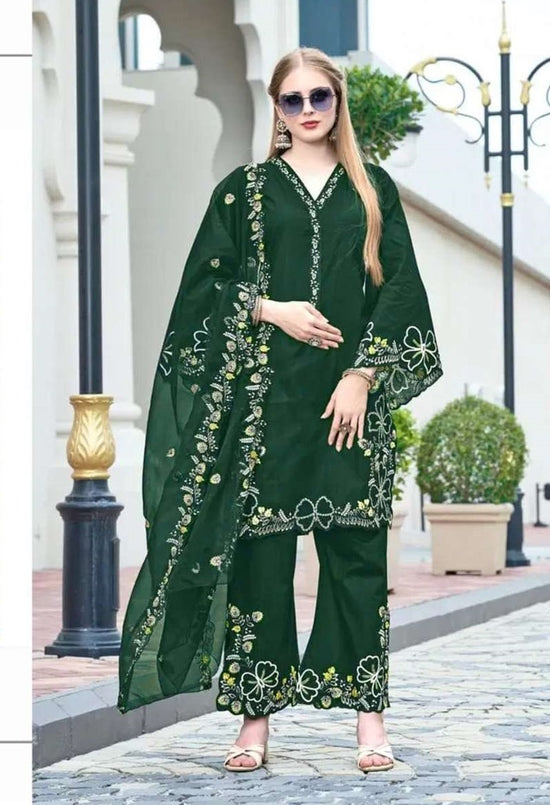 AL-QASR MA-319 Roman Silk Embroidery Stitched Pakistani Suit