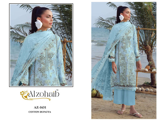 Al Zohaib Elaf Vol-1 1626 To 1631 Series Premium Cotton Embroidery Pakistani Suit