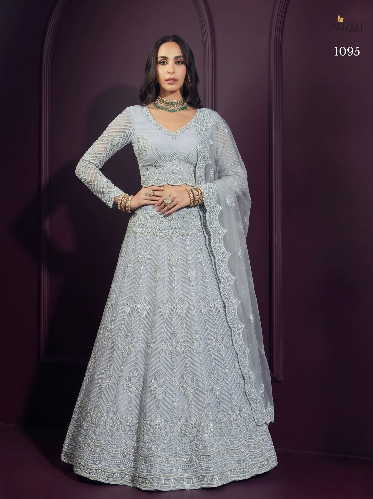 Alizeh 1091-1095 Net Designer Lehenga Choli