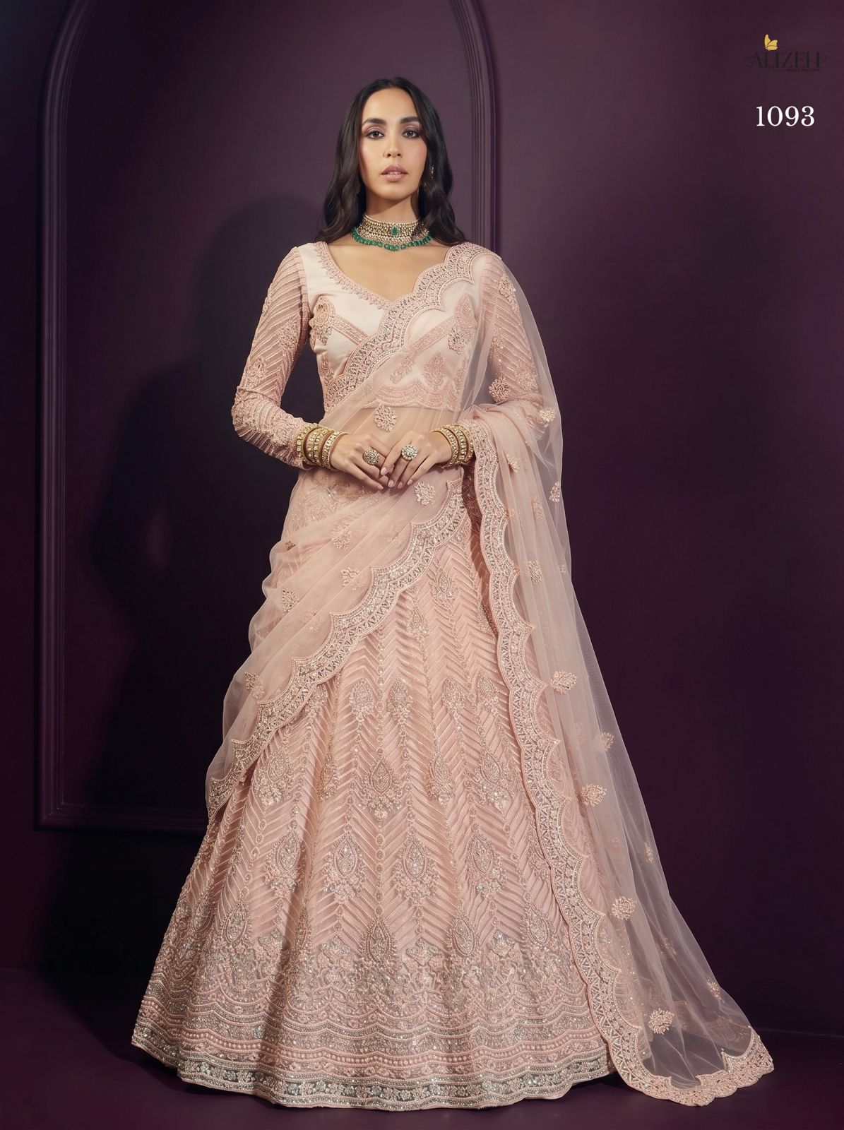 Alizeh 1091-1095 Net Designer Lehenga Choli