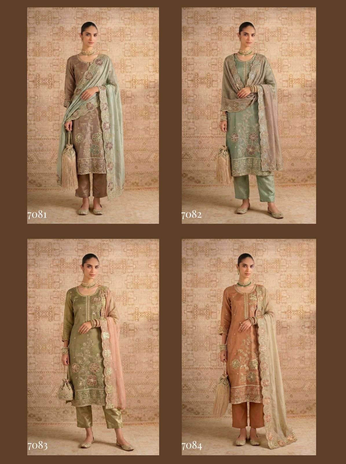 Alizeh 7081 To 7084 - Amrah Wholesale