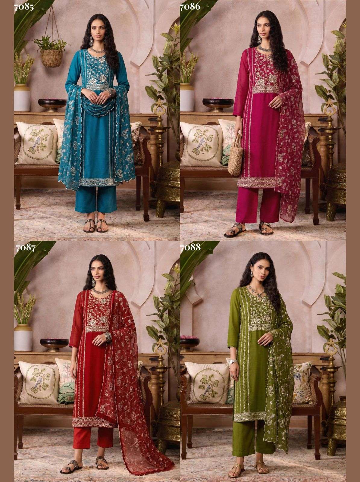 Alizeh 7085 To 7088 - Amrah Wholesale