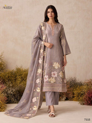 Alizeh 7114 To 7117 Shimmer Silk Embroidered Salwar Suit Set