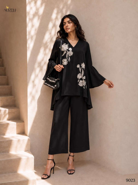 ALIZEH 9023 to 9024 Premium Crepe Printed Stitched Co-Ord Set