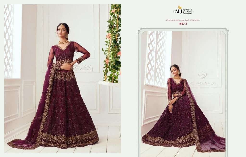 Alizeh Bridal Heritage Colour Saga 1007