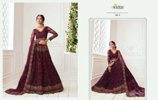 Alizeh Bridal Heritage Colour Saga 1007