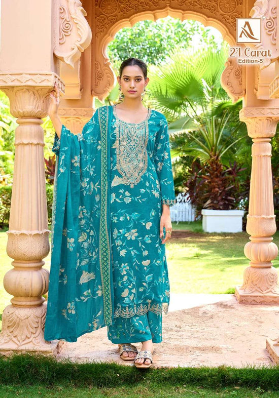 ALOK Suit 24 Carat Vol-05 Viscose Rayon Pakistani Suit