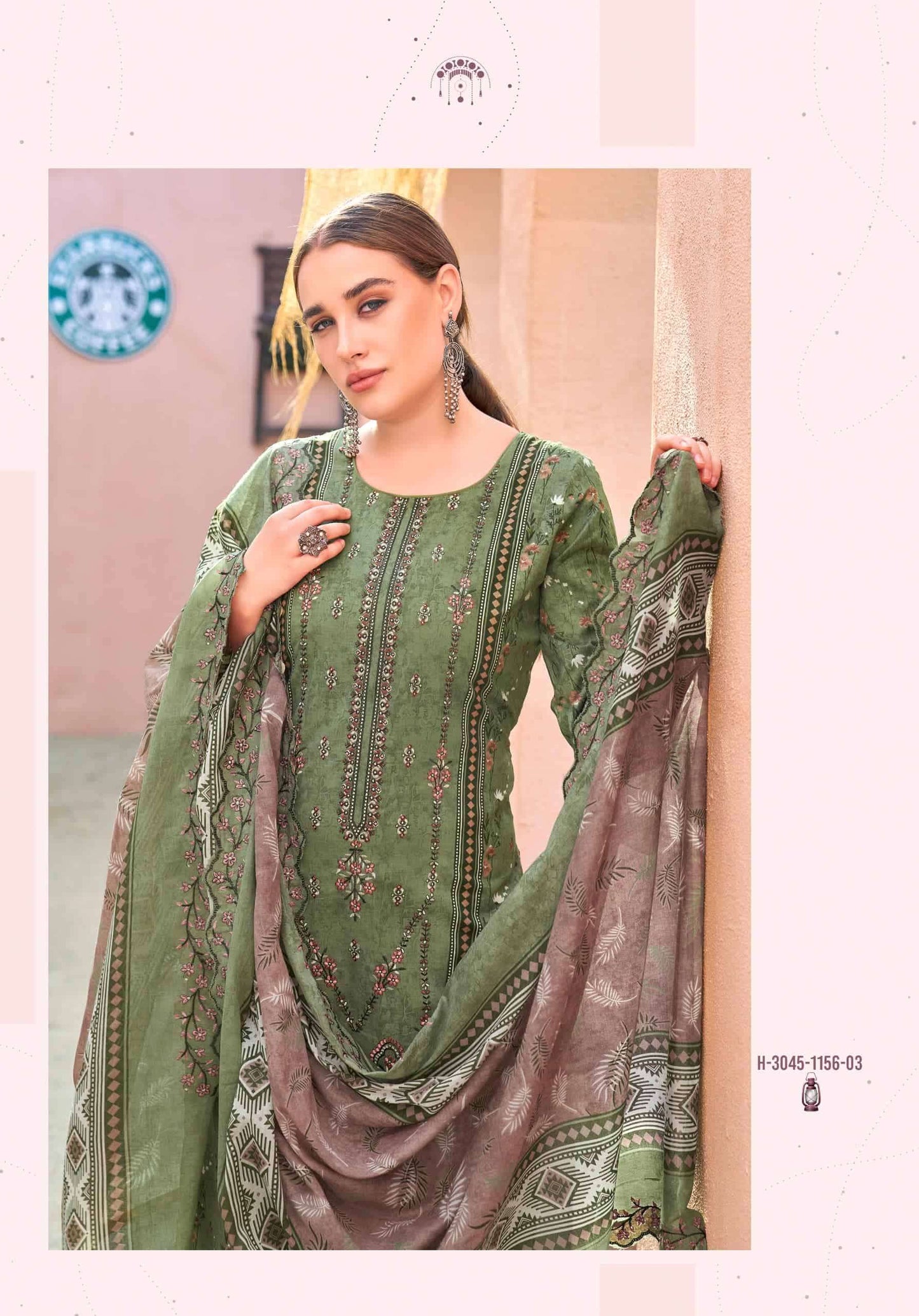 Alok Suit Bin Saeed Premium Cotton Pakistani Suit