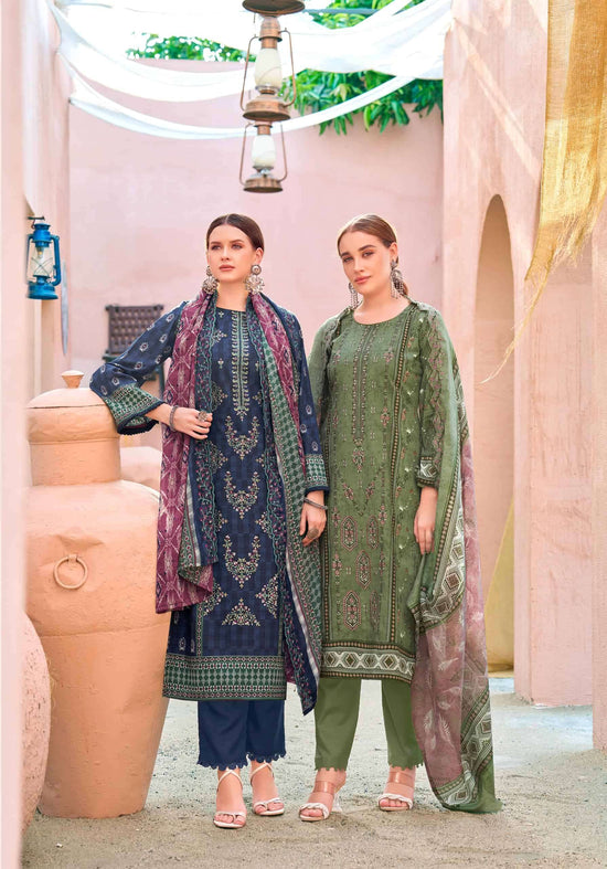Alok Suit Bin Saeed Premium Cotton Pakistani Suit