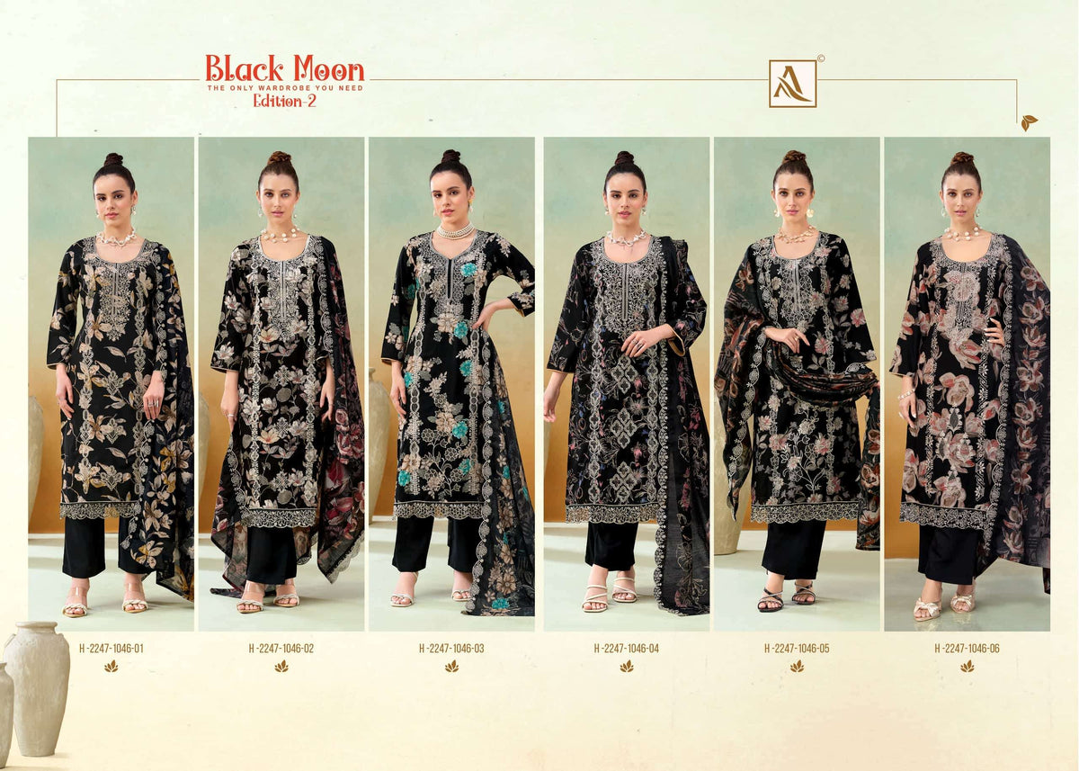 Alok Suit Black Moon Vol-02