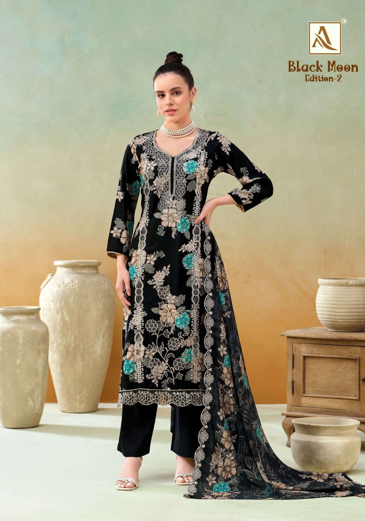 Alok Suit Black Moon Vol-02