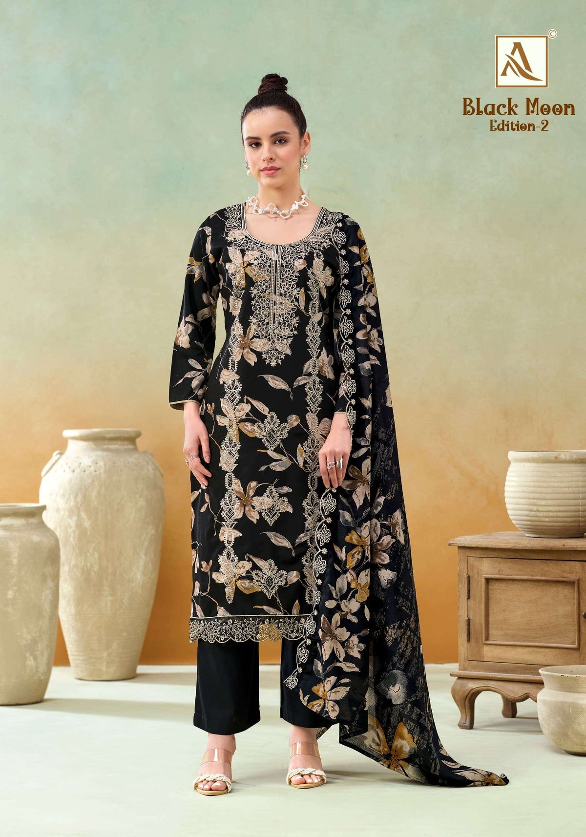 Alok Suit Black Moon Vol-02