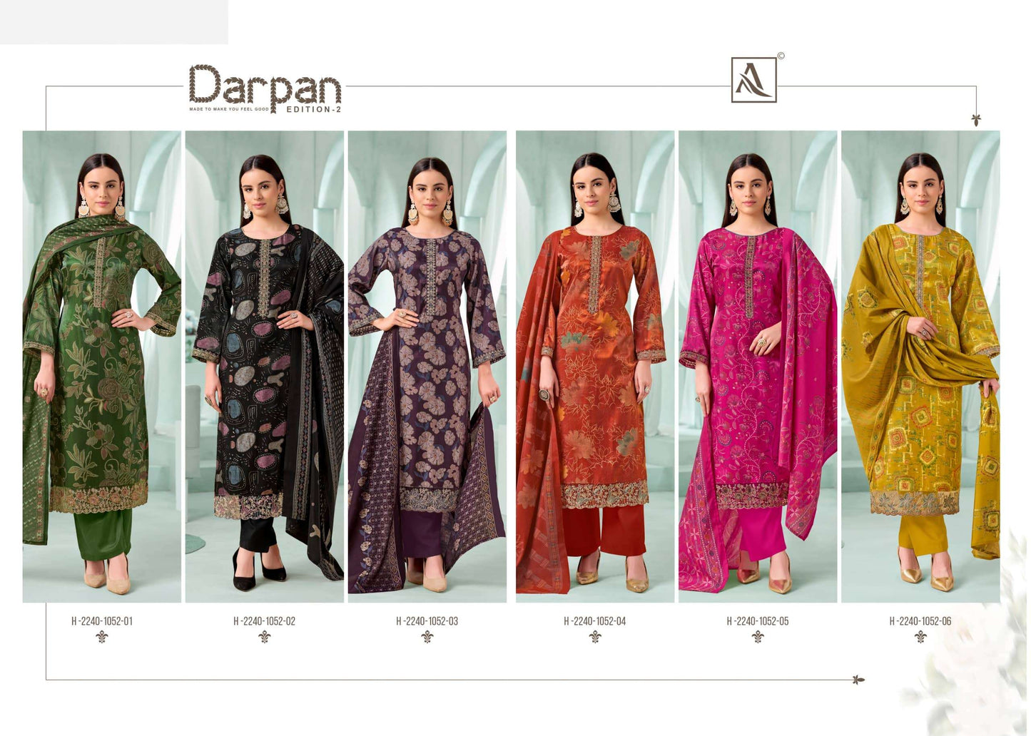 ALOK SUIT DARPAN VOL-2 Viscose Pakistani Suit