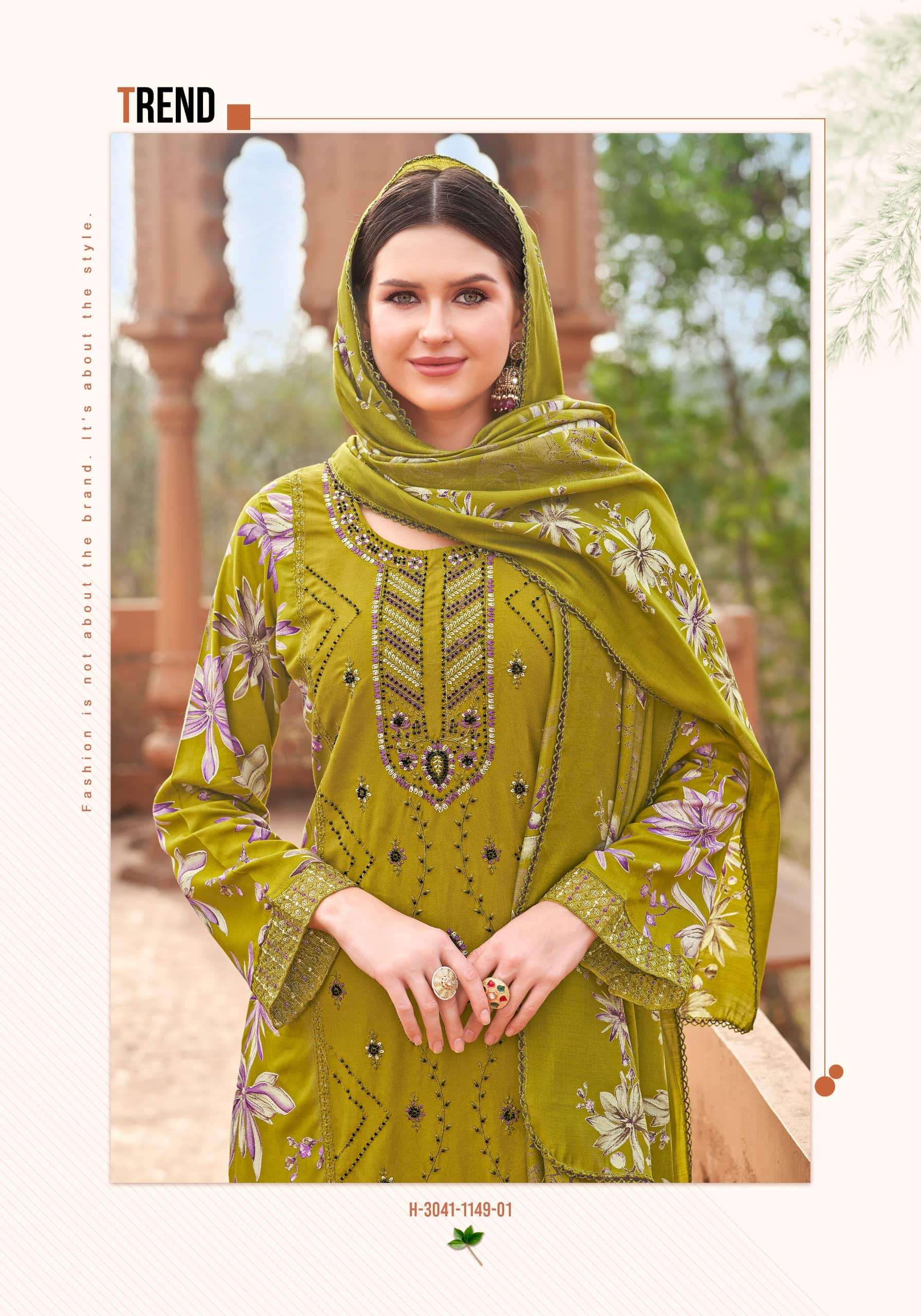 Alok Suit Diamond Beats Edition 2 Rayon Dress Material