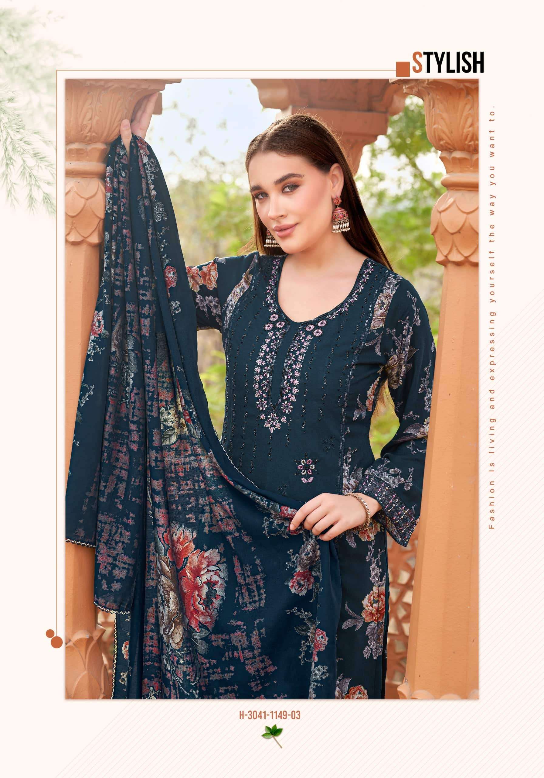 Alok Suit Diamond Beats Edition 2 Rayon Dress Material