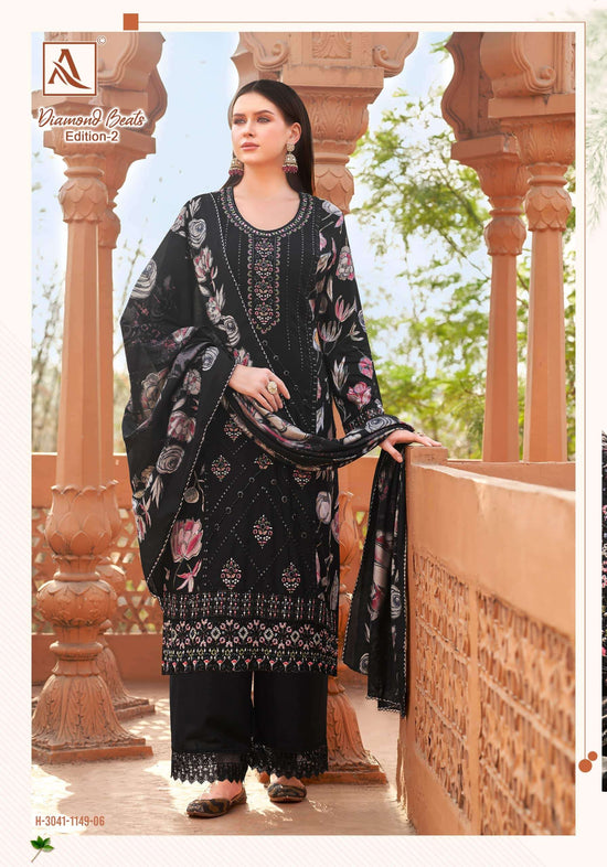 Alok Suit Diamond Beats Edition 2 Rayon Dress Material