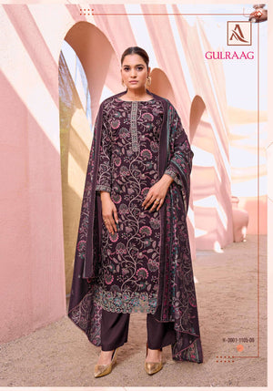 ALOK SUIT GULRAAG Jaam Printed Pakistani Suit Set