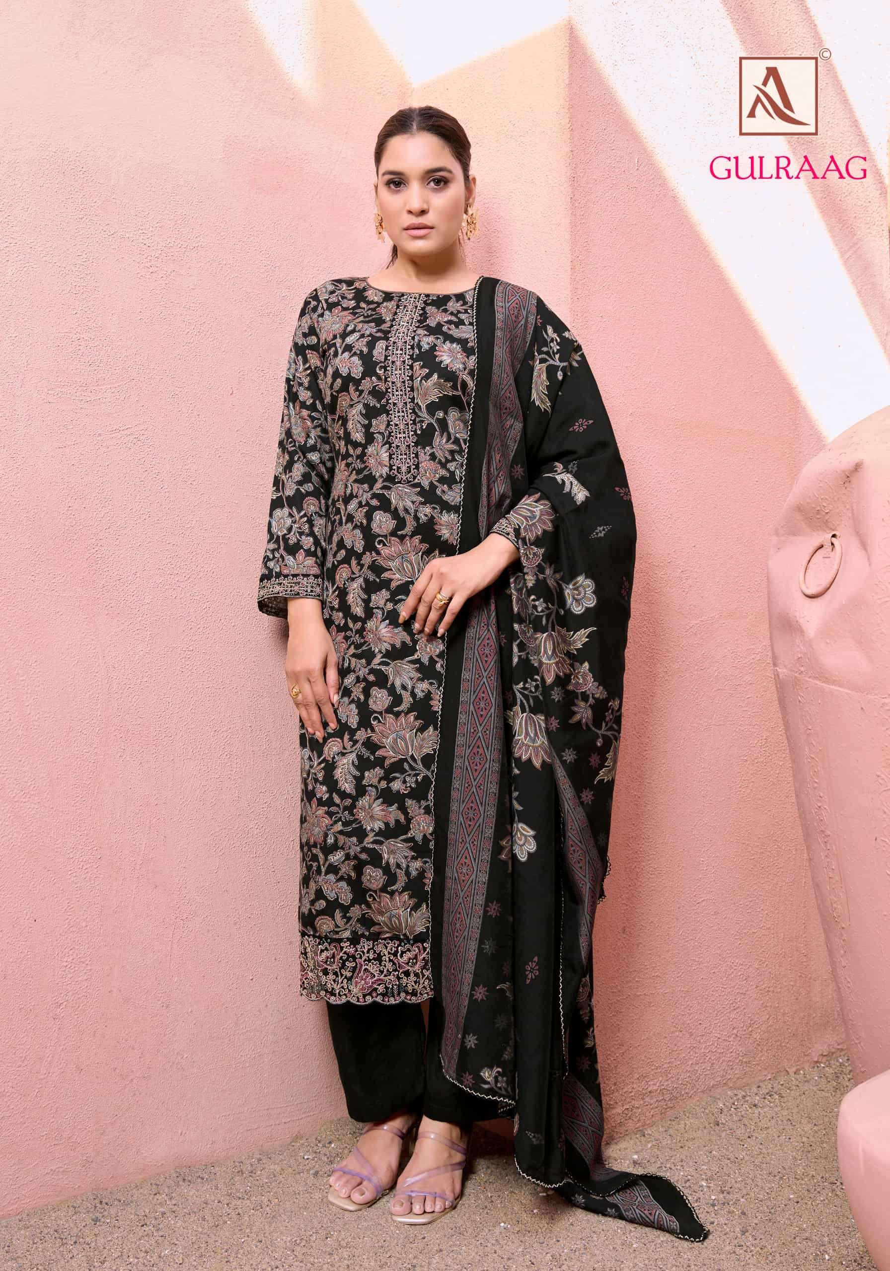 ALOK SUIT GULRAAG Jaam Printed Pakistani Suit Set