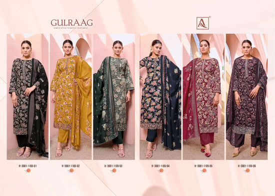 ALOK SUIT GULRAAG Jaam Printed Pakistani Suit Set