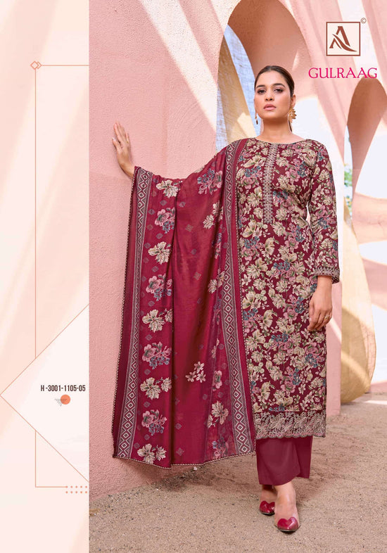 ALOK SUIT GULRAAG Jaam Printed Pakistani Suit Set