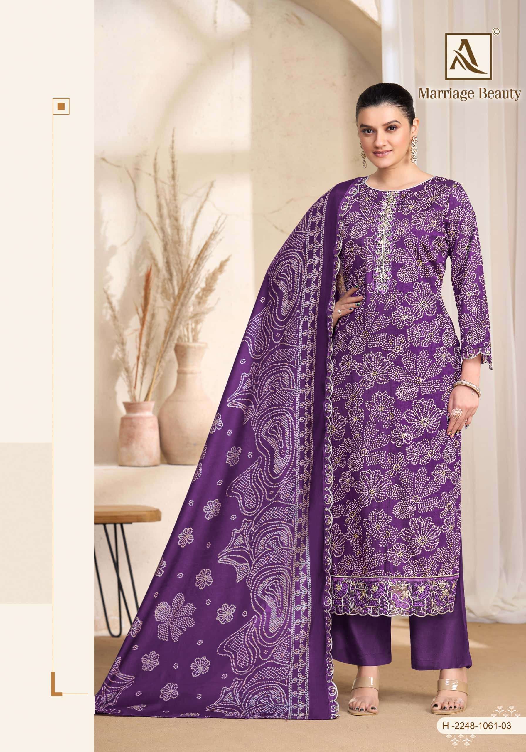 Alok Suit Marriage Beauty - Amrah Wholesale
