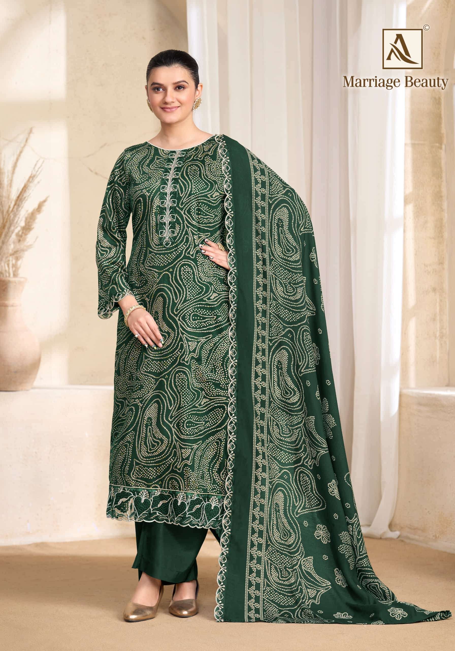 Alok Suit Marriage Beauty - Amrah Wholesale