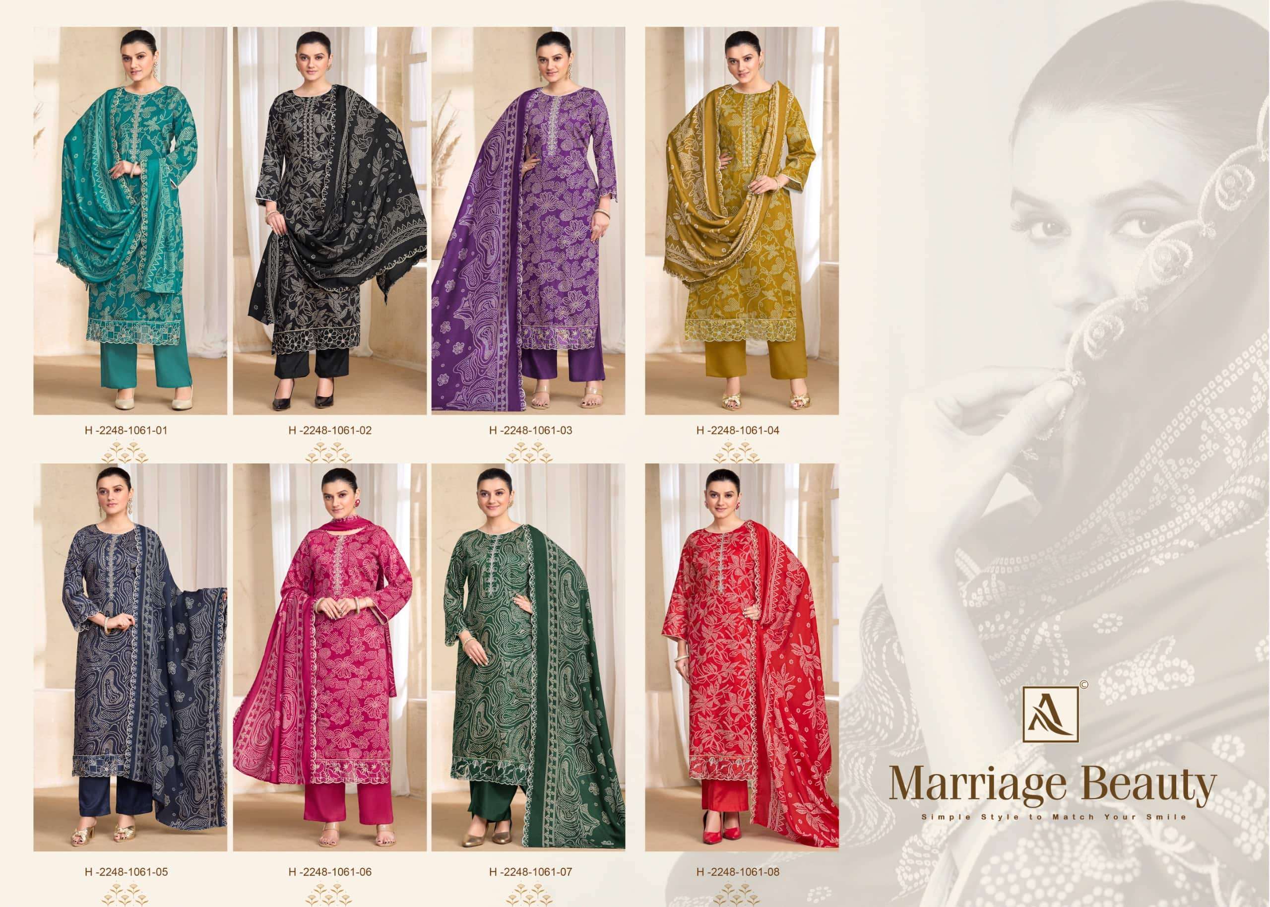 Alok Suit Marriage Beauty - Amrah Wholesale