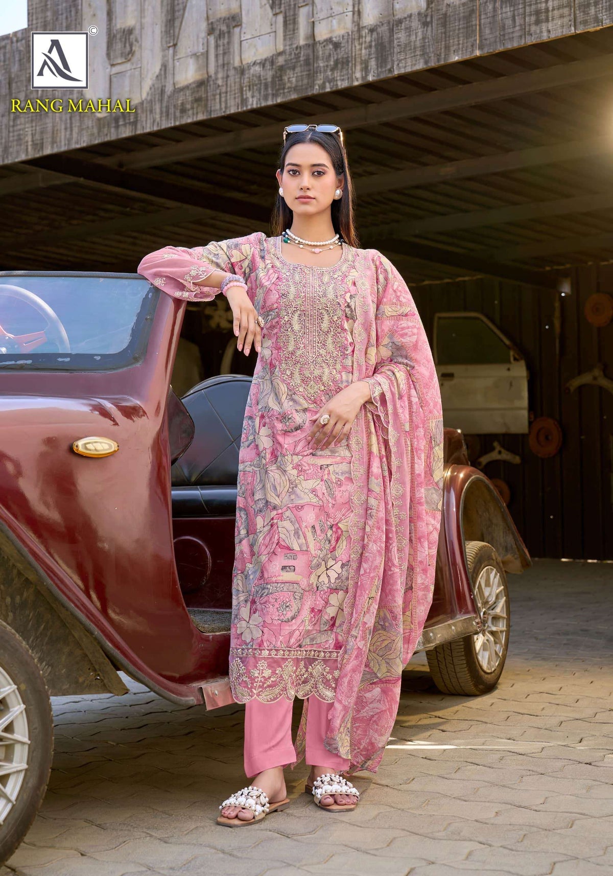 Alok Suit Rang Mahal Dress Material Wholesale Catalogue - Amrah Wholesale