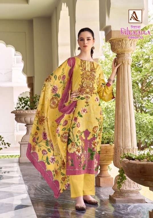 Alok Suit Rihaana Vol - 12 - Amrah Wholesale
