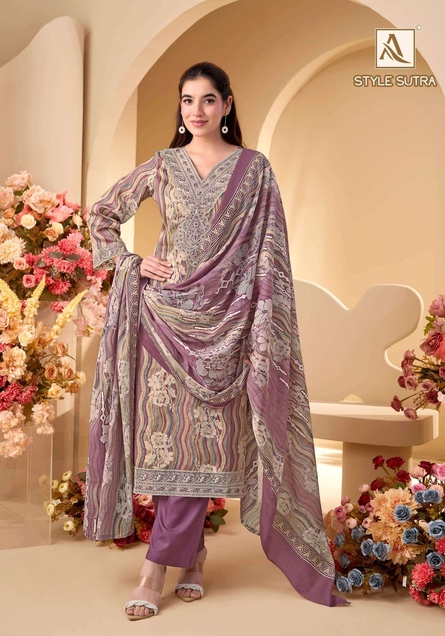 Alok Suit Style Sutra Jaam Cotton Printed Dress Material Collection